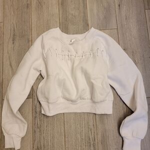 Buffbunny white sweatshirt - size small